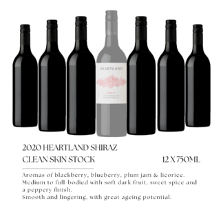 Winter Sale - 2020 Heartland Shiraz Cleanskin 12-pack