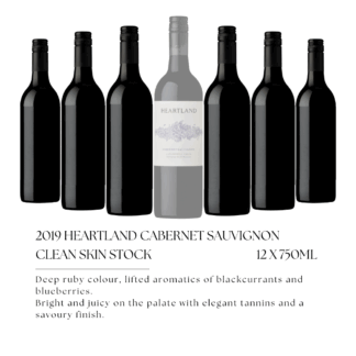 Winter Sale - 2019 Heartland Cabernet Sauvignon Cleanskin 12 pack