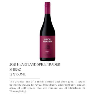 EOFY Sale - 2021 Heartland Spice Trader Shiraz 12-pack