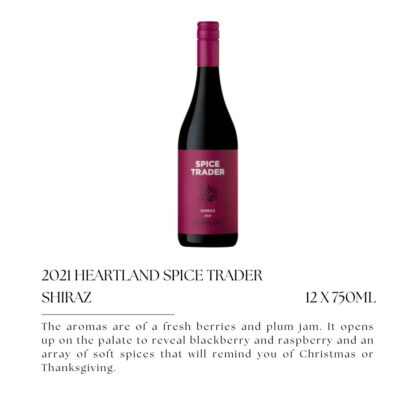 EOFY Sale - 2021 Heartland Spice Trader Shiraz 12-pack
