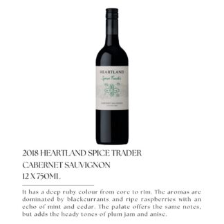 EOFY Sale - 2018 Heartland Spice Trader Cabernet Sauvignon 12-pack