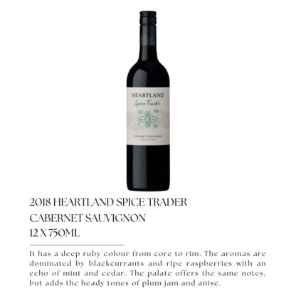 EOFY Sale - 2018 Heartland Spice Trader Cabernet Sauvignon 12-pack