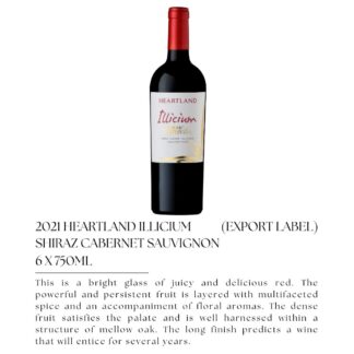EOFY Sale - 2021 Heartland Illicium Shiraz Cabernet Sauvignon (Export label) 6-pack
