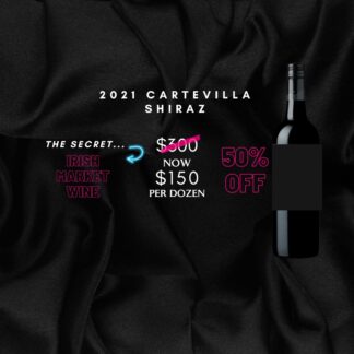 Black Friday 2021 Cartevilla Shiraz Dozen (Irish Market Wine)